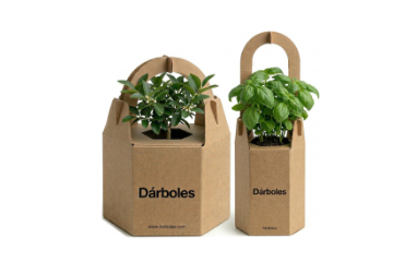 Empaque degradable innovador