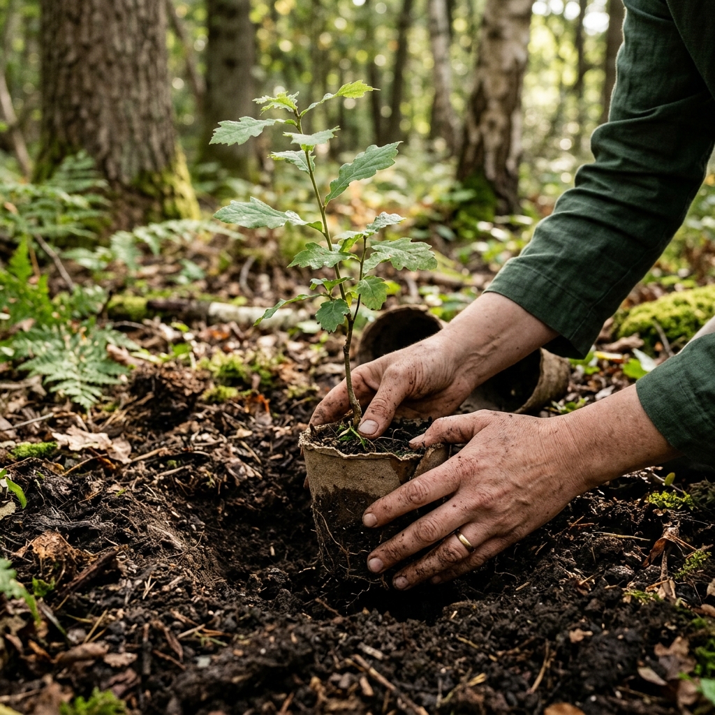 Empaque plantable de Dárboles listo para sembrarse